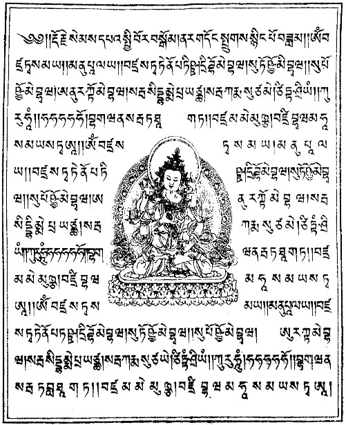 Die weiße Tara, die liebe Bodhisattva des Mitgefühls